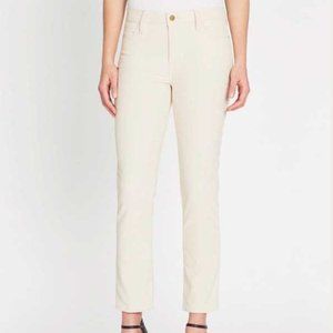 FRAME Le High Straight Corduroy Cream Pant